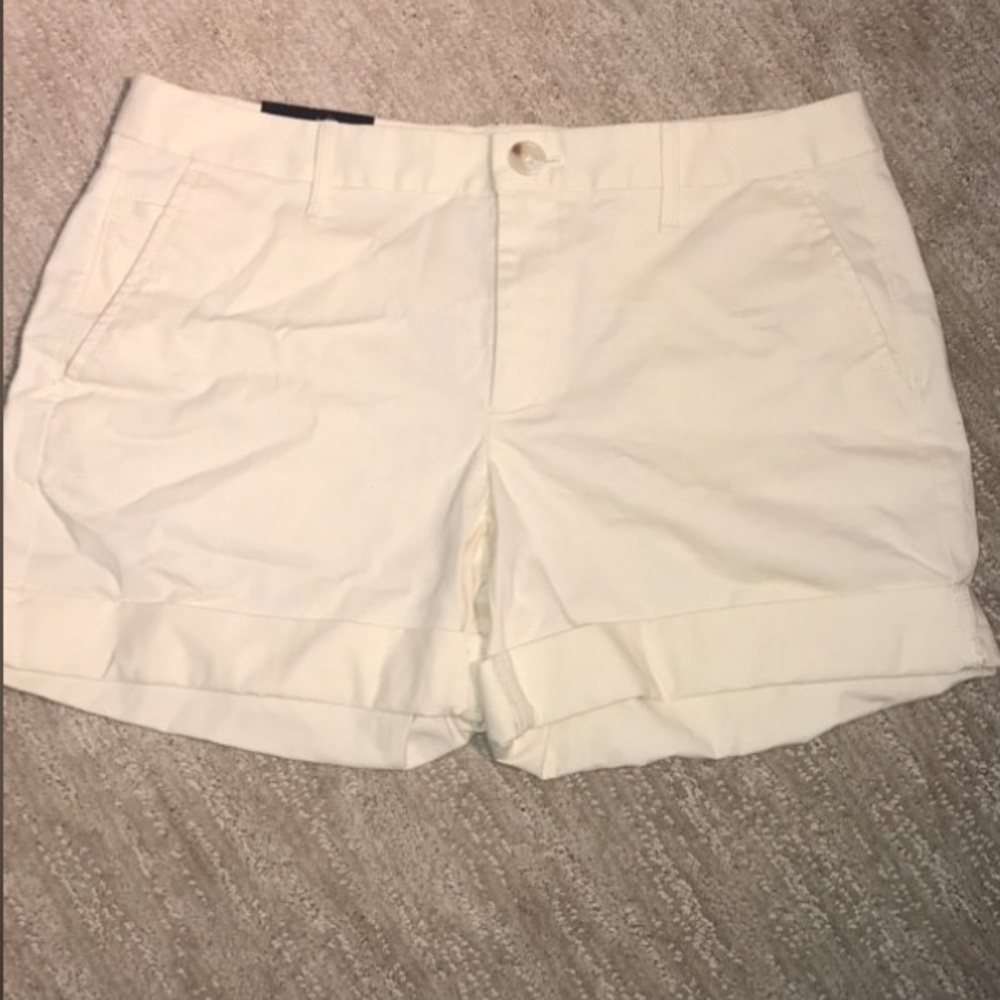 Cream shorts